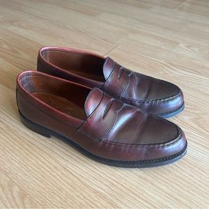 Allen Edmonds Brown Leather Patriot Penny Loafers Men’s 10.5